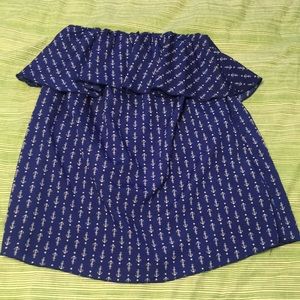 Adorable anchor print nautical